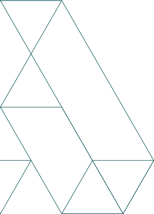 Marine Left - diagonal A pattern in Marine for left anchoring